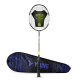 Young Wing Light 73 (73g, 30LBS) Strung Badminton Racquet with Full Cover (Black Green)