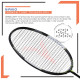Young Wing Light 73 (73g, 30LBS) Strung Badminton Racquet with Full Cover (Black Green)