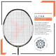 Young Wing Light 73 (73g, 30LBS) Strung Badminton Racquet with Full Cover (Black Green)
