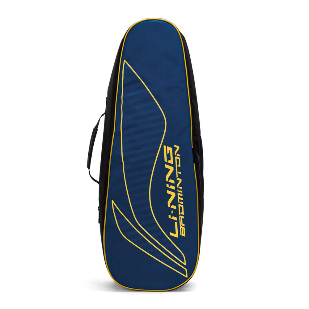Li-Ning All Star Single Zip Polyester Badminton Kit Bag (Black, Large) | Dedicated Compartments | Unisex - Men, Boys, Girls, Women