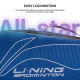 Li-Ning All Star Single Zip Polyester Badminton Kit Bag (Black, Large) | Dedicated Compartments | Unisex - Men, Boys, Girls, Women