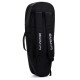 Li-Ning All Star Single Zip Polyester Badminton Kit Bag (Black, Large) | Dedicated Compartments | Unisex - Men, Boys, Girls, Women