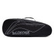Li-Ning All Star Single Zip Polyester Badminton Kit Bag (Black, Large) | Dedicated Compartments | Unisex - Men, Boys, Girls, Women