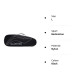 Li-Ning All Star Single Zip Polyester Badminton Kit Bag (Black, Large) | Dedicated Compartments | Unisex - Men, Boys, Girls, Women