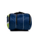 Li-Ning Spike Triple Compartment with Side Pouch (9 in 1) Badminton Kit Bag (Navy/Turquoise Blue)