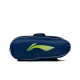 Li-Ning Spike Triple Compartment with Side Pouch (9 in 1) Badminton Kit Bag (Navy/Turquoise Blue)