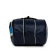 Li-Ning Spike Triple Compartment with Side Pouch (9 in 1) Badminton Kit Bag (Navy/Turquoise Blue)