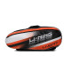Li-Ning Spike Triple Compartment with Side Pouch (9 in 1) Badminton Kit Bag (Navy/Turquoise Blue)