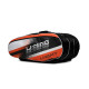 Li-Ning Spike Triple Compartment with Side Pouch (9 in 1) Badminton Kit Bag (Navy/Turquoise Blue)