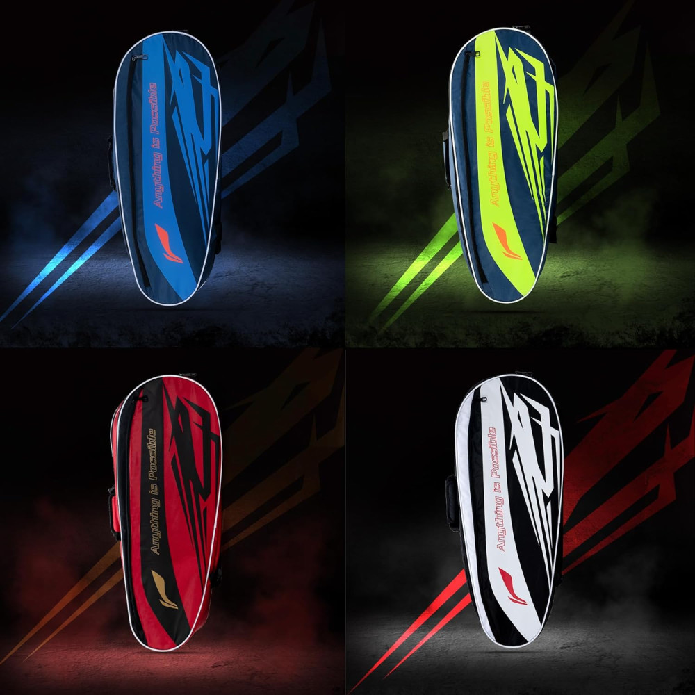 Li-Ning Blaze Triple Zipper Polyester Badminton Kit Bag