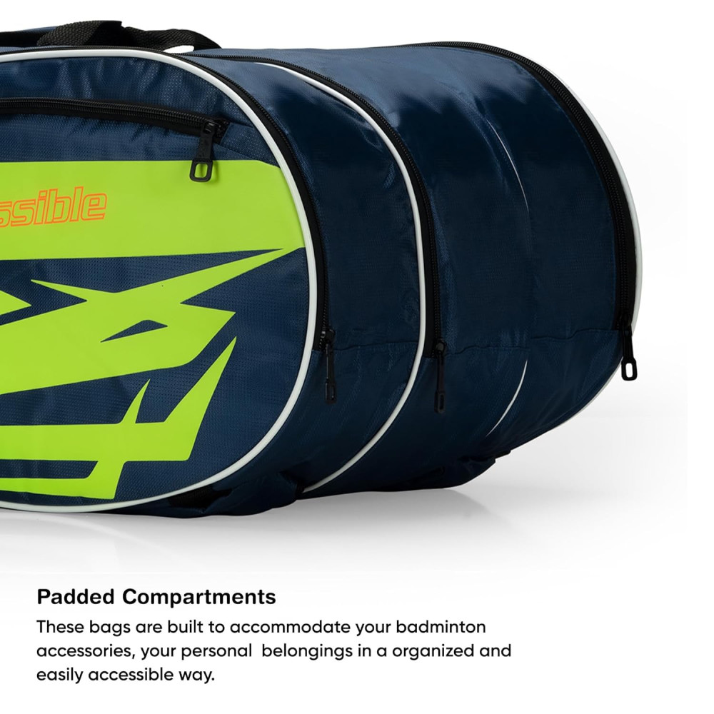 Li-Ning Blaze Triple Zipper Polyester Badminton Kit Bag