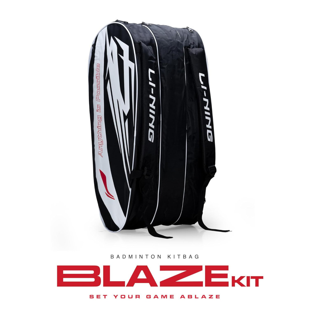 Li-Ning Blaze Triple Zipper Polyester Badminton Kit Bag