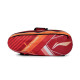 Li-Ning Hustler Triple Compartment with Side Pouch (9 in 1) Badminton Kit Bag (Navy/Turquoise Blue)