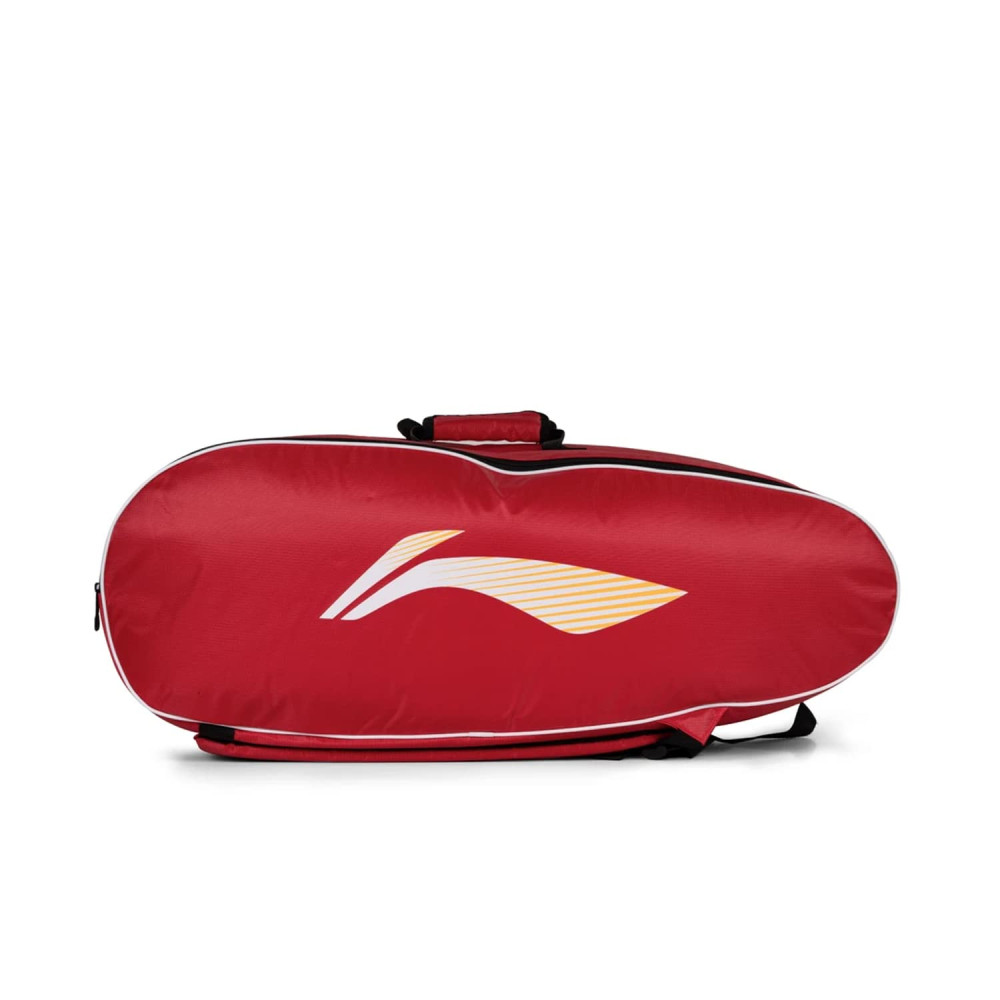 Li-Ning Hustler Triple Compartment with Side Pouch (9 in 1) Badminton Kit Bag (Navy/Turquoise Blue)