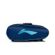 Li-Ning Hustler Triple Compartment with Side Pouch (9 in 1) Badminton Kit Bag (Navy/Turquoise Blue)