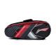 Li-Ning Hustler Triple Compartment with Side Pouch (9 in 1) Badminton Kit Bag (Navy/Turquoise Blue)