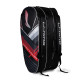 Li-Ning Hustler Triple Compartment with Side Pouch (9 in 1) Badminton Kit Bag (Navy/Turquoise Blue)