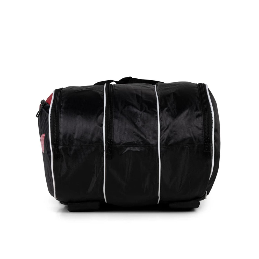 Li-Ning Hustler Triple Compartment with Side Pouch (9 in 1) Badminton Kit Bag (Navy/Turquoise Blue)