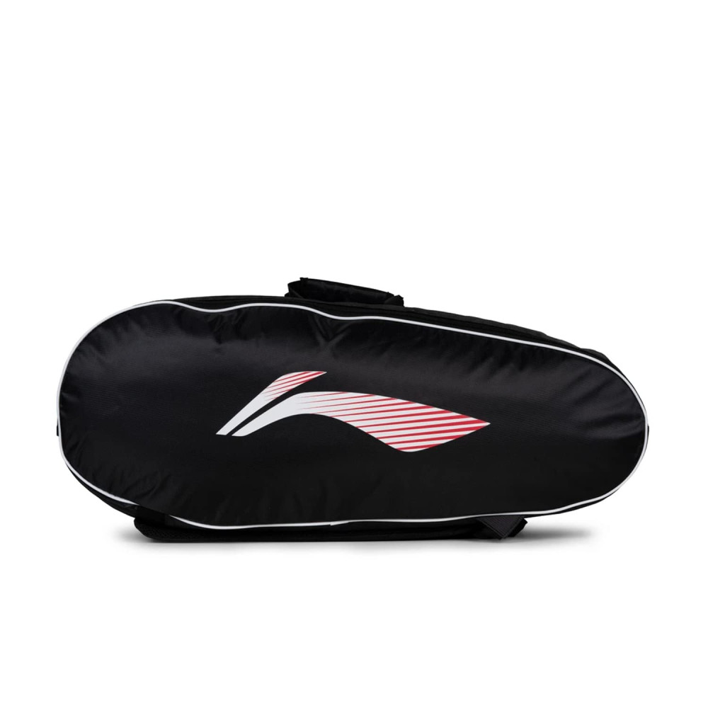 Li-Ning Hustler Triple Compartment with Side Pouch (9 in 1) Badminton Kit Bag (Navy/Turquoise Blue)