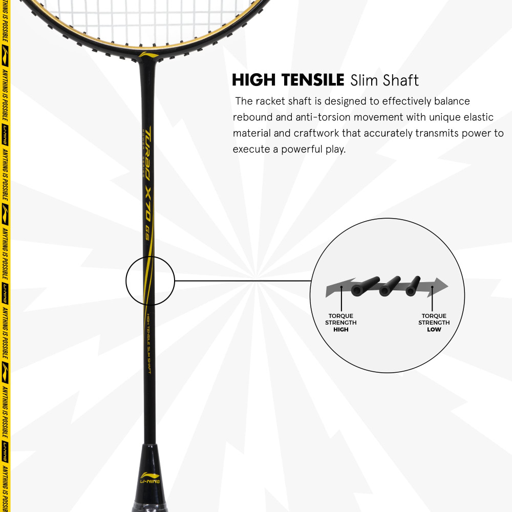 Li-Ning Turbo X70 G4 Badminton Racket
