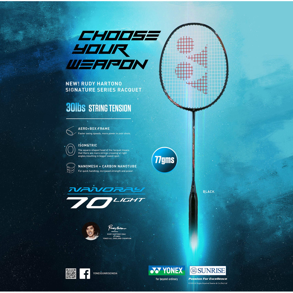Yonex Nanoray 70 Light Badminton Racket
