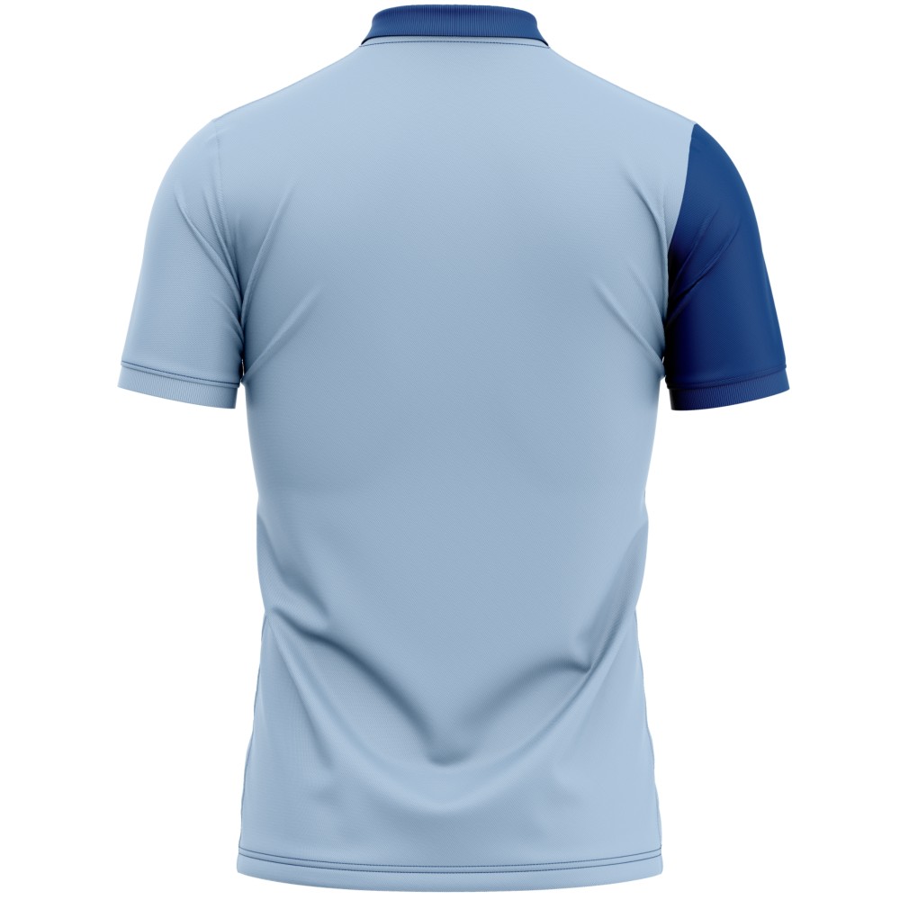 England Blue ODI World Cup 1997 Half Sleeves Cricket Fan Jersey - 100% Dryfit Polyester