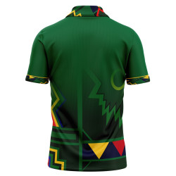South Africa 2021 T20 World Cup Half Sleeves Cricket Fan Jersey - 100% Dryfit Polyester - With Name Personalization