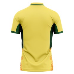 Australia ODI World Cup 2023 Half Sleeves Cricket Fan Jersey - 100% Dryfit Polyester - With Name Personalisation