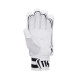 Whitedot Capital White Cricket Batting Gloves
