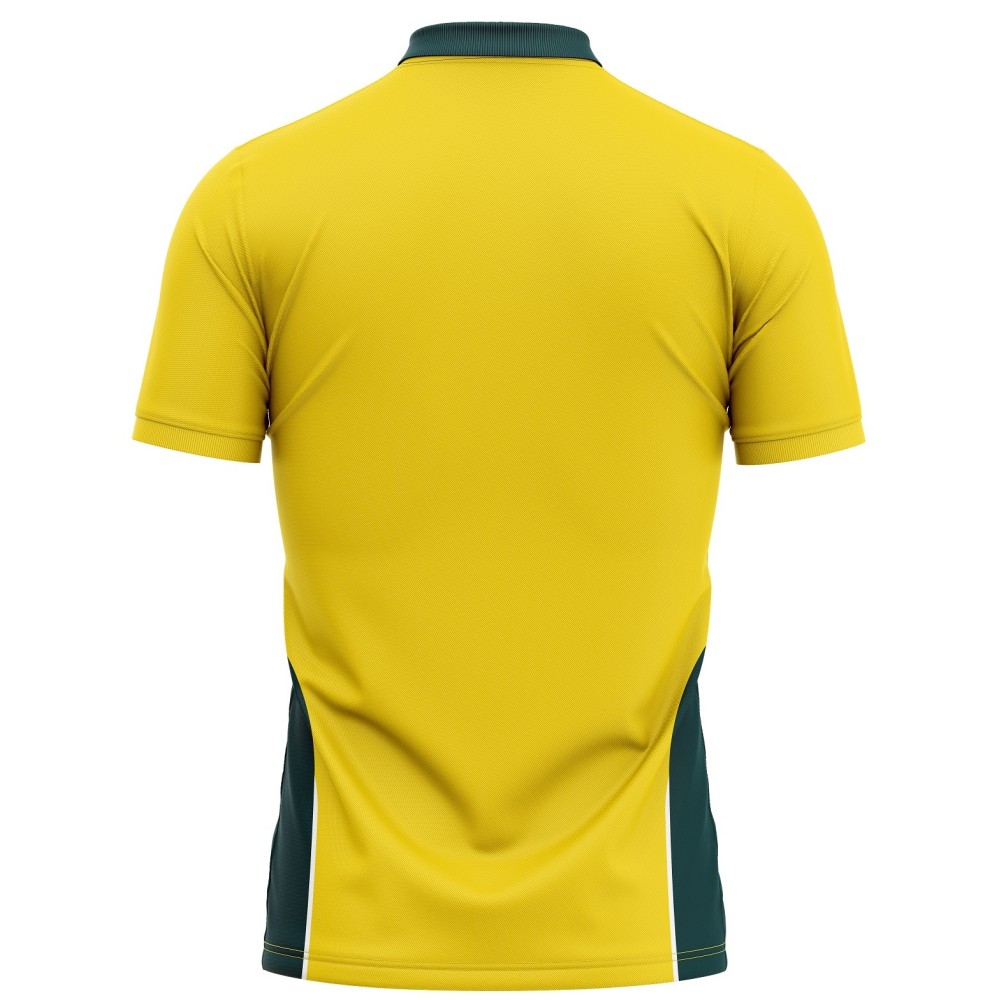 Australia Half Sleeves Cricket Fan Jersey - 100% Dryfit Polyester - With Name Personalization