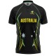 Australia Half Sleeves Cricket Fan Jersey - 100% Dryfit Polyester - With Name Personalization Australia Half Sleeves Cricket Fan Jersey - 100% Dryfit Polyester - With Name Personalization
