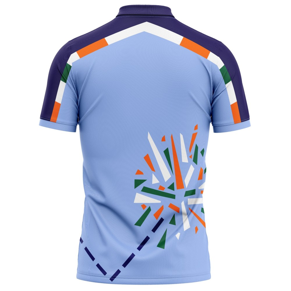 India 1996 ICC Champions Trophy Half Sleeves Cricket Fan Jersey - 100% Dryfit Polyester - With Name Personalisation India 1996 ICC Champions Trophy Half Sleeves Cricket Fan Jersey - 100% Dryfit Polyester - With Name Personalisation