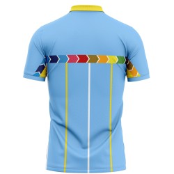 India Blue ICC World Cup 1996 Half Sleeves Cricket Fan Jersey - 100% Dryfit Polyester - With Name Personalization