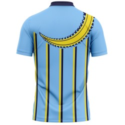 India Blue ICC Champions Trophy 2000 Half Sleeves Cricket Fan Jersey - 100% Dryfit Polyester - With Name Personalisation