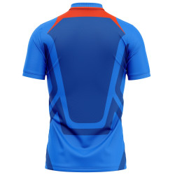 India ICC World Cup 2011 Half Sleeves Cricket Fan Jersey - 100% Dryfit Polyester - With Name Personalization