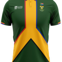South Africa 1999 ICC World Cup Half Sleeves Cricket Fan Jersey - 100% Dryfit Polyester - With Name Personalisation