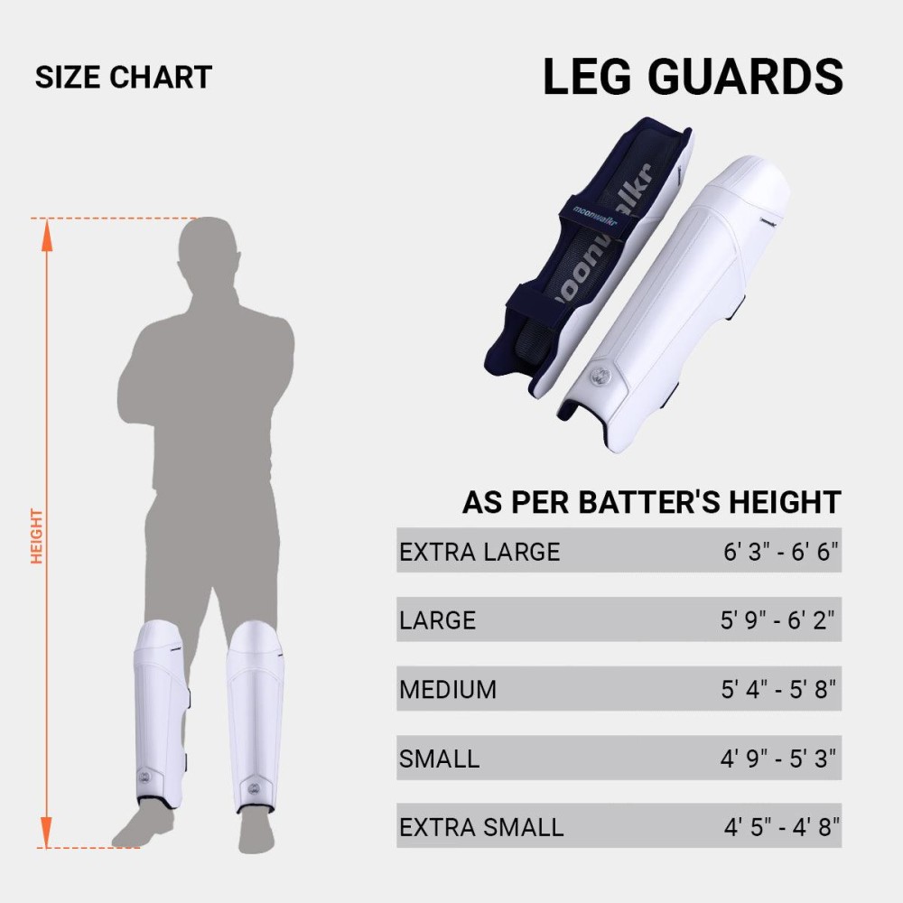Moonwalkr 2.0 White Cricket Batting Pad