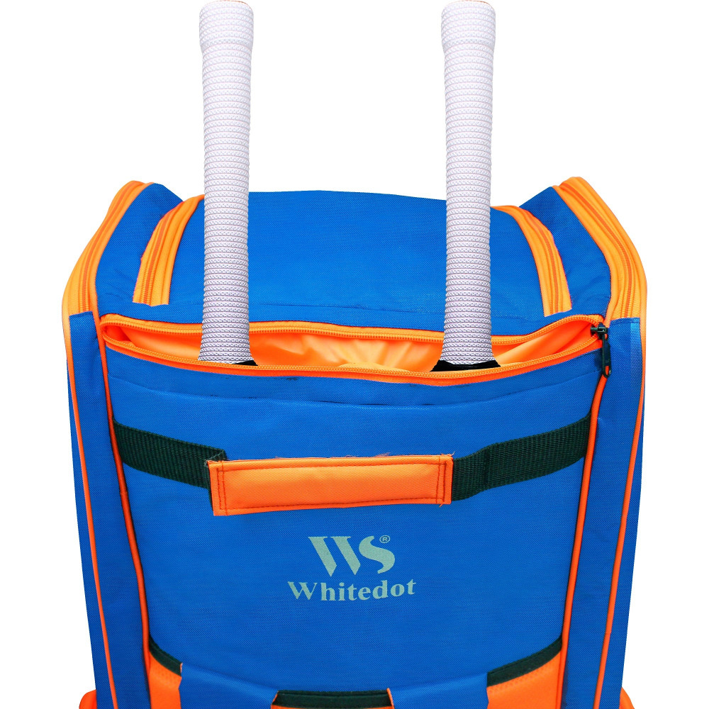 Whitedot Spliit Blue Duffle Cricket Kitbag - Non Wheelie
