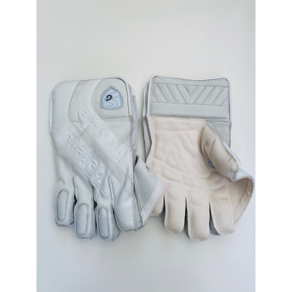 SG Hilite White Wicket Keeping Gloves