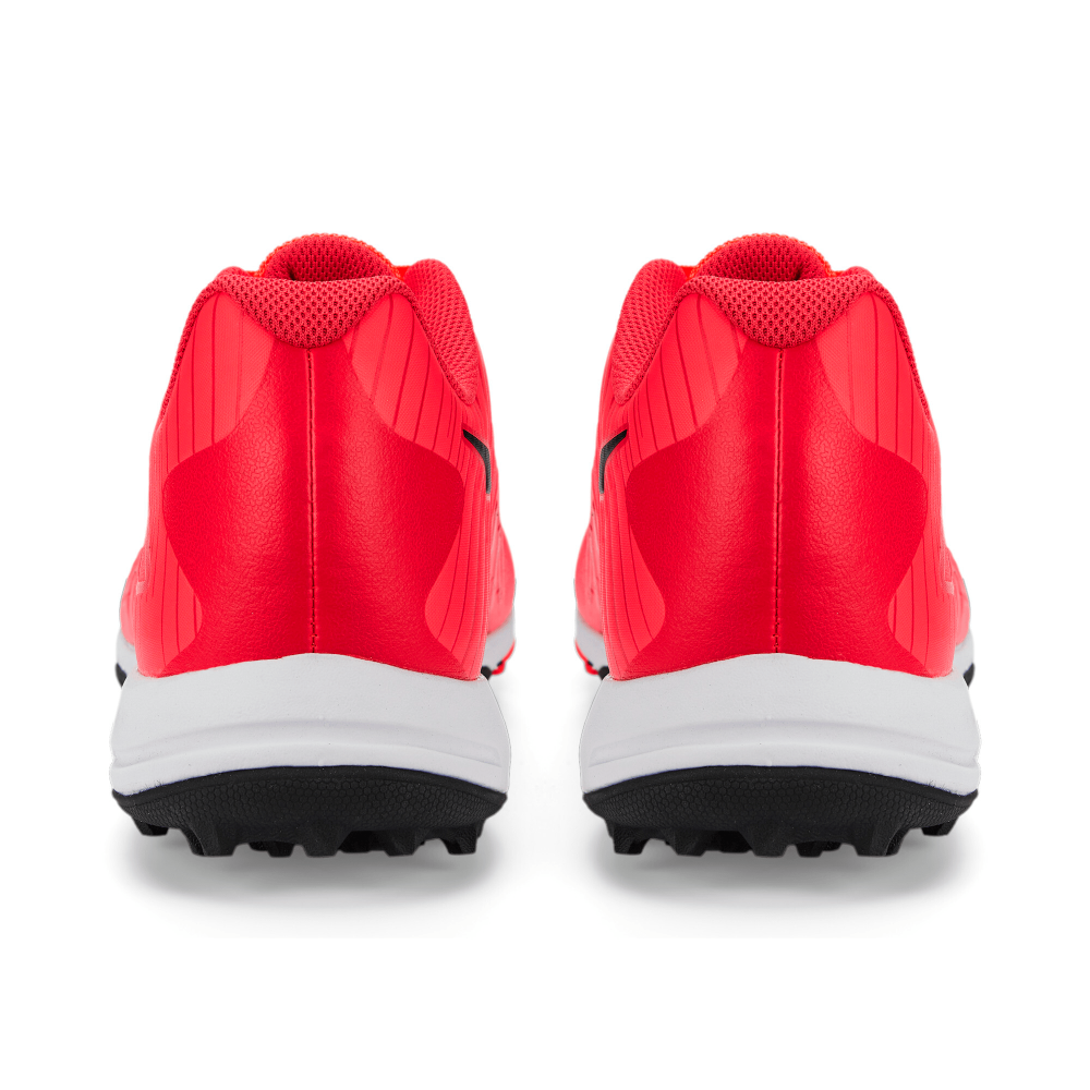 Puma 22 FH Rubber Unisex Cricket Shoes - Fiery Coral-Puma Black-Poppy Red