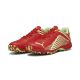 Puma 22 FH Rubber Unisex Cricket Shoes - Red-Speed Green