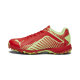 Puma 22 FH Rubber Unisex Cricket Shoes - Red-Speed Green