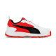 Puma High Run Cricket Shoes - PUMA White-Burnt Red-PUMA Black